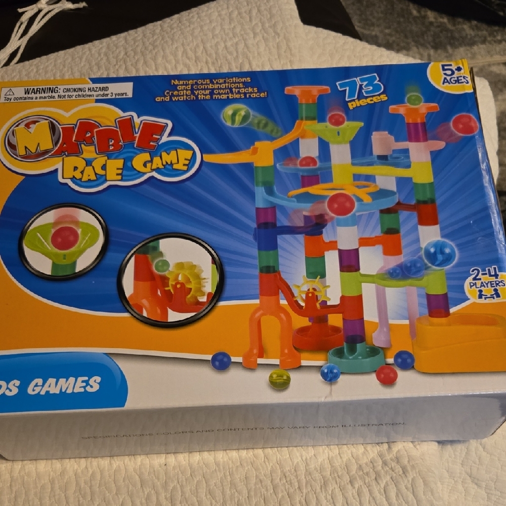 Marble Race Game - Colorful Kids Puzzle